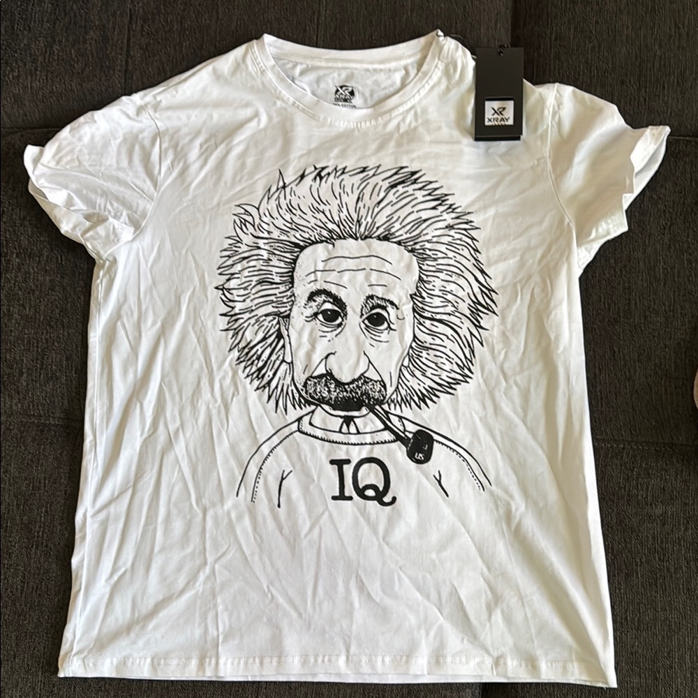 White IQ Graphic T-Shirt